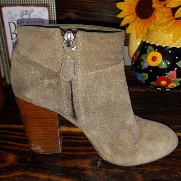 Tory Burch Fulton Bootie/Ankle Boots Suede - Picture 5 of 11
